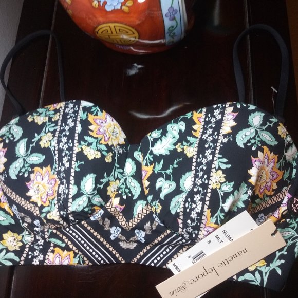 2 pcs Nanette Lepore Diamond Vines Bikini Sz 8 NWT - Picture 9 of 12